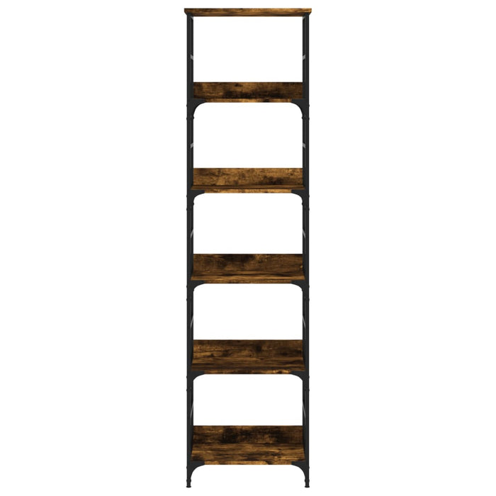 Bibliotecă, stejar fumuriu, 50x33x188,5 cm, lemn prelucrat WALTI