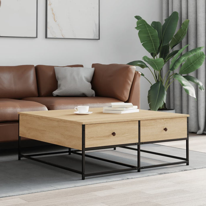 Măsuță de cafea stejar sonoma 100x99x40 cm lemn prelucrat - WALTI WALTI