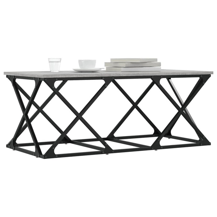 Măsuță de cafea, gri sonoma, 100x49x40 cm, lemn prelucrat - WALTI WALTI