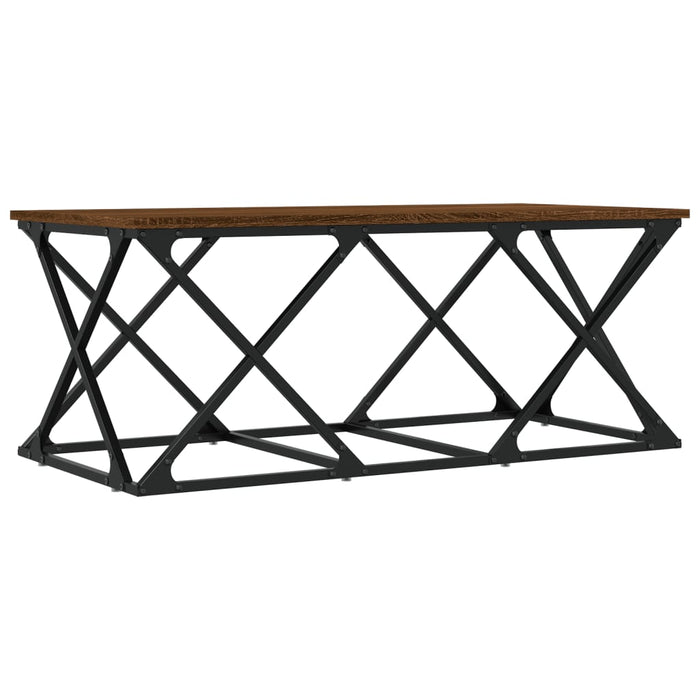 Măsuță de cafea, stejar maro, 100x49x40 cm, lemn prelucrat WALTI