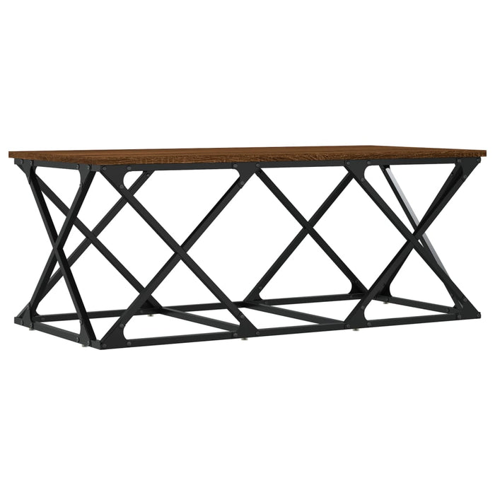 Măsuță de cafea, stejar maro, 100x49x40 cm, lemn prelucrat WALTI