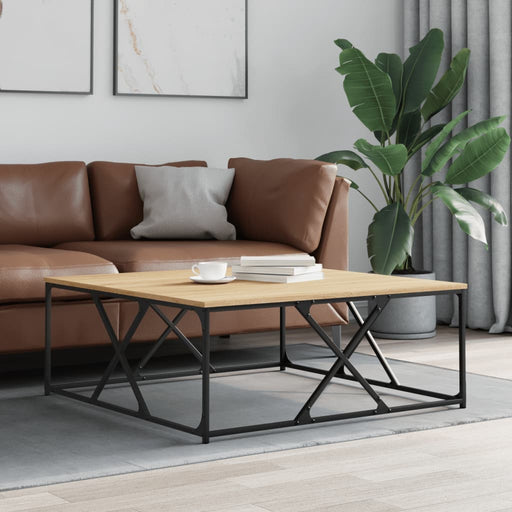 Măsuță de cafea stejar sonoma 100x100x40 cm lemn prelucrat - WALTI WALTI