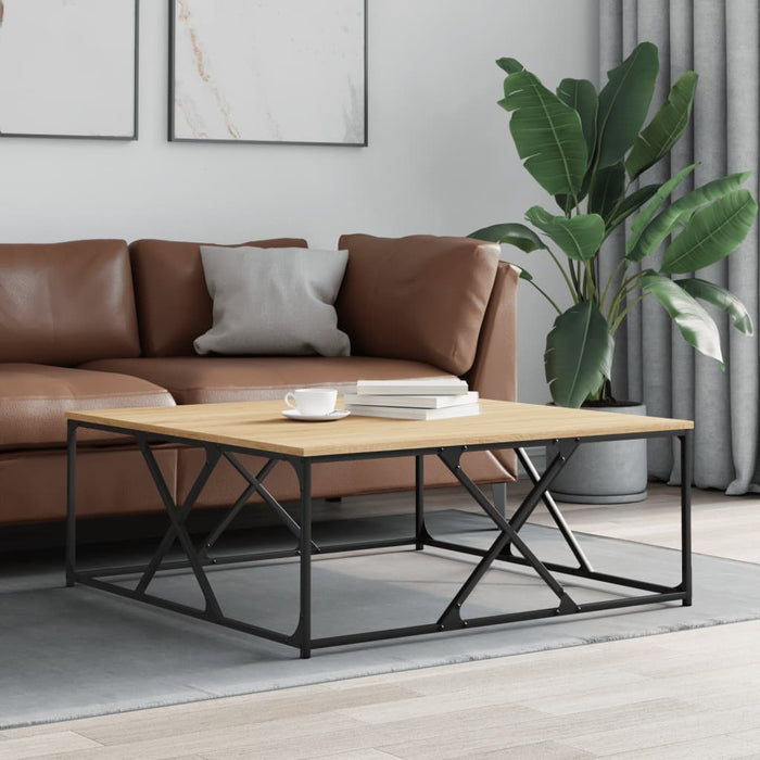 Măsuță de cafea stejar sonoma 100x100x40 cm lemn prelucrat - WALTI WALTI