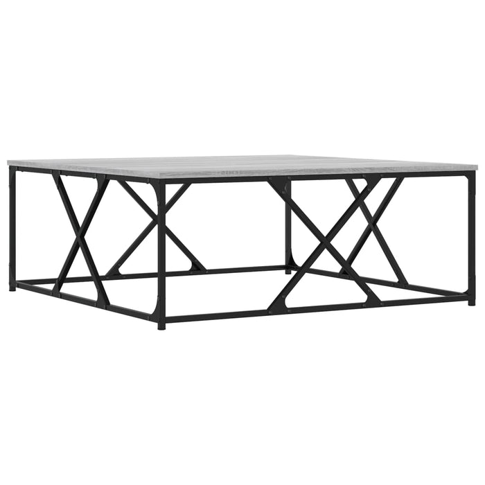 Măsuță de cafea gri sonoma 100x100x40 cm lemn prelucrat WALTI