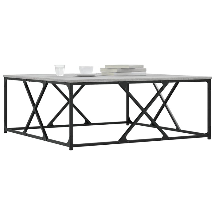 Măsuță de cafea gri sonoma 100x100x40 cm lemn prelucrat WALTI