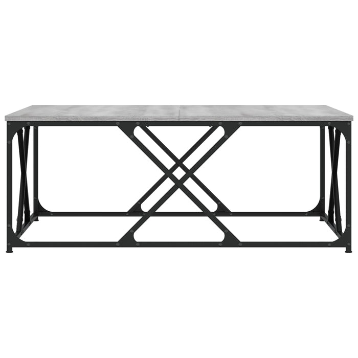 Măsuță de cafea gri sonoma 100x100x40 cm lemn prelucrat WALTI