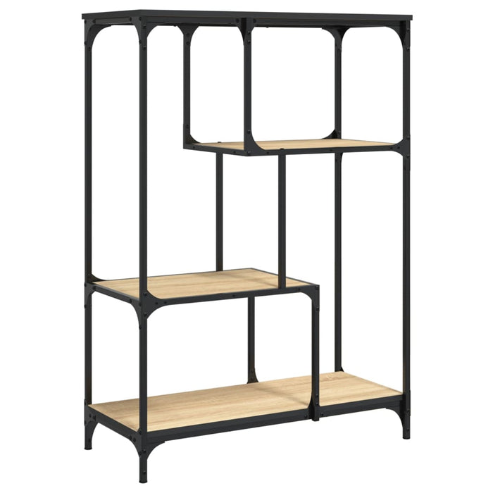 Raft pentru cărți 3 niveluri 81 x 36 x 115 cm Stejar Sonoma WALTI