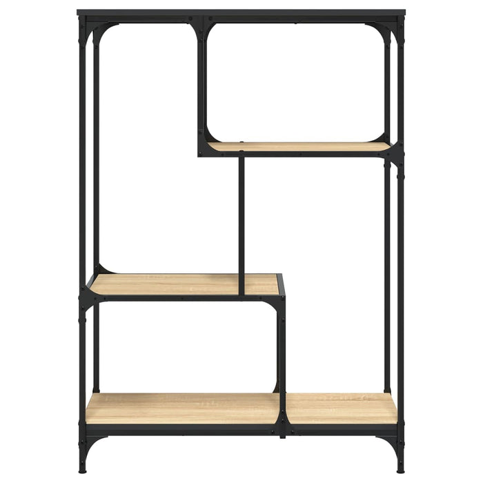 Raft pentru cărți 3 niveluri 81 x 36 x 115 cm Stejar Sonoma WALTI