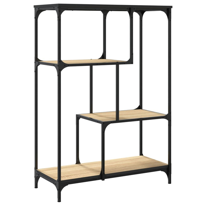 Raft pentru cărți 3 niveluri 81 x 36 x 115 cm Stejar Sonoma WALTI