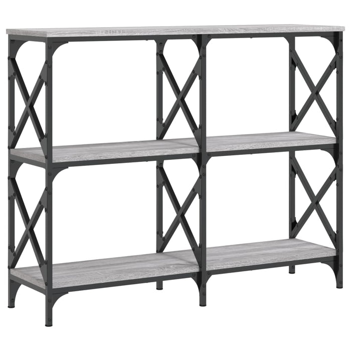 Măsuță consolă, gri sonoma, 100x28x80,5 cm, lemn prelucrat WALTI