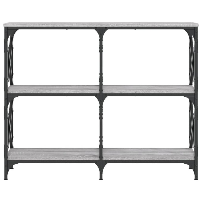 Măsuță consolă, gri sonoma, 100x28x80,5 cm, lemn prelucrat WALTI