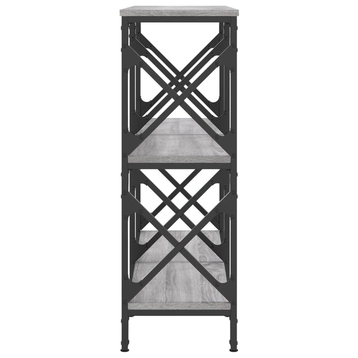 Măsuță consolă, gri sonoma, 100x28x80,5 cm, lemn prelucrat WALTI