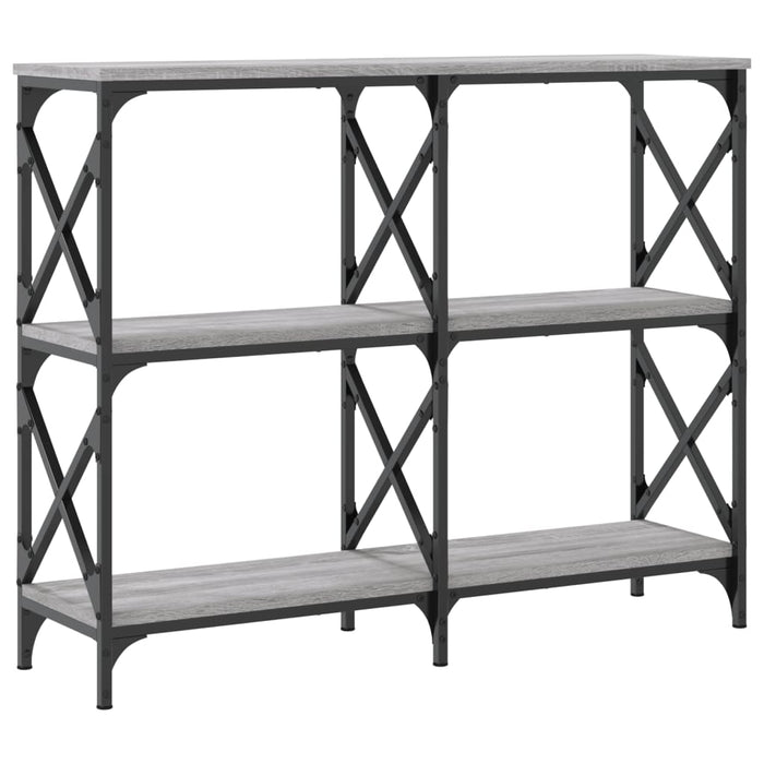 Măsuță consolă, gri sonoma, 100x28x80,5 cm, lemn prelucrat WALTI