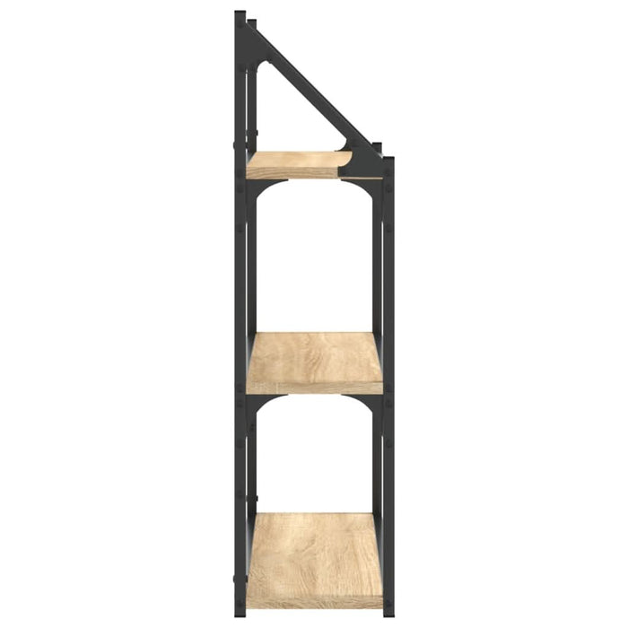 Raft cu 3 niveluri stejar sonoma 60x21x78,5 cm, lemn prelucrat - WALTI WALTI
