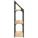 Raft cu 3 niveluri stejar sonoma 60x21x78,5 cm, lemn prelucrat - WALTI WALTI