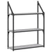 Raft cu 3 niveluri, gri sonoma, 60x21x78,5 cm, lemn prelucrat - WALTI WALTI