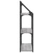 Raft cu 3 niveluri, gri sonoma, 60x21x78,5 cm, lemn prelucrat - WALTI WALTI