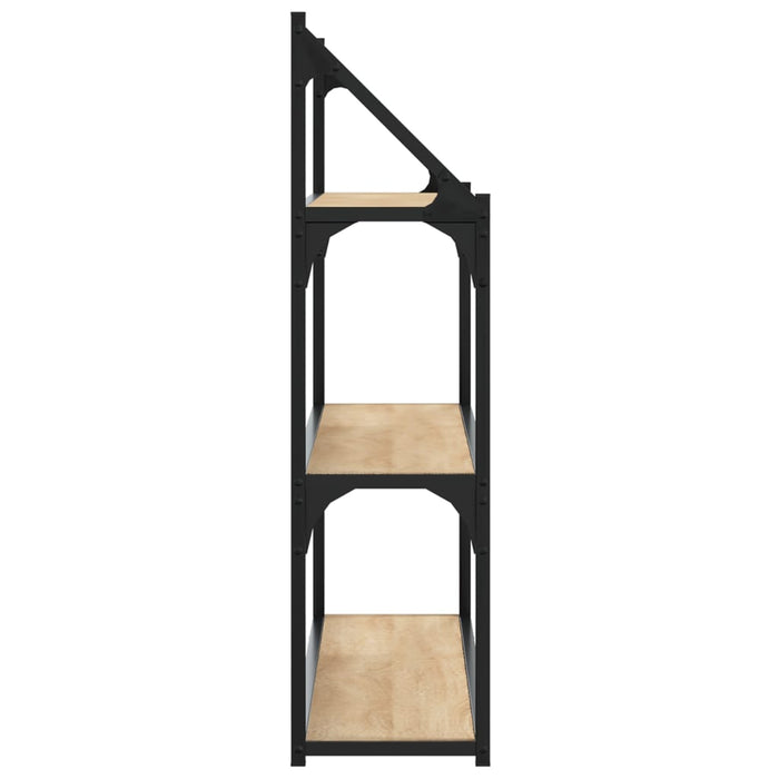 Raft cu 3 niveluri stejar sonoma 80x21x78,5 cm, lemn prelucrat - WALTI WALTI