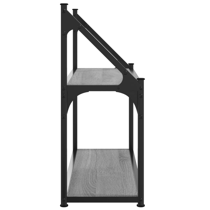 Raft cu 2 niveluri, gri sonoma, 60x21x51 cm, lemn prelucrat - WALTI WALTI