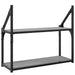 Raft cu 2 niveluri, gri sonoma, 60x21x51 cm, lemn prelucrat - WALTI WALTI
