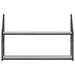 Raft cu 2 niveluri, gri sonoma, 80x21x51 cm, lemn prelucrat - WALTI WALTI