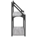 Raft cu 2 niveluri, gri sonoma, 80x21x51 cm, lemn prelucrat - WALTI WALTI