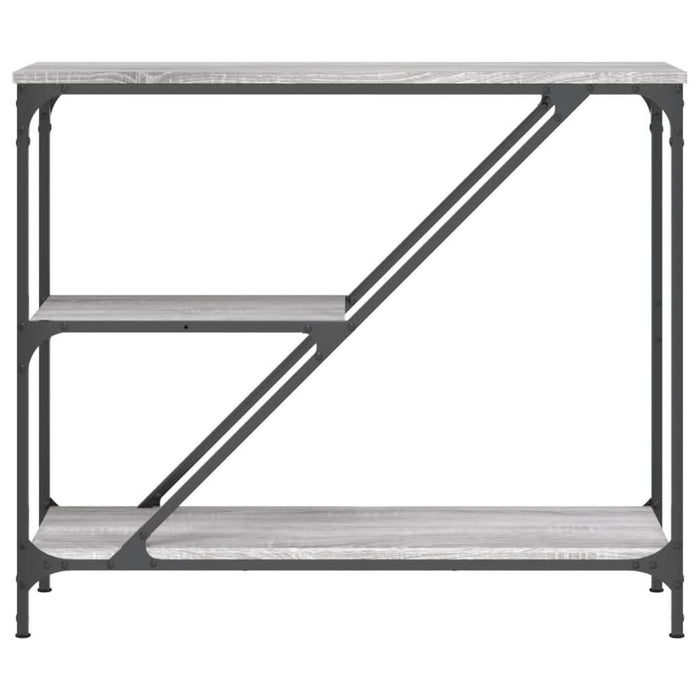 Măsuță consolă, gri sonoma, 88,5x30x75 cm, lemn prelucrat - WALTI WALTI
