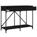 Măsuță consolă, negru, 100x39x78,5 cm, lemn compozit - WALTI WALTI