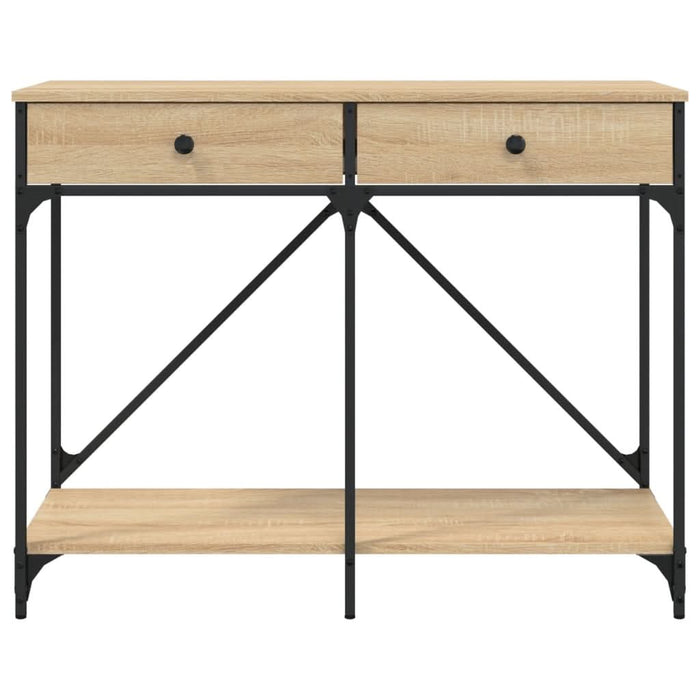 Măsuță consolă, stejar sonoma, 100x39x78,5 cm, lemn prelucrat - WALTI WALTI