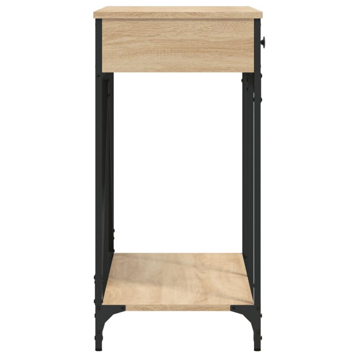 Măsuță consolă, stejar sonoma, 100x39x78,5 cm, lemn prelucrat - WALTI WALTI