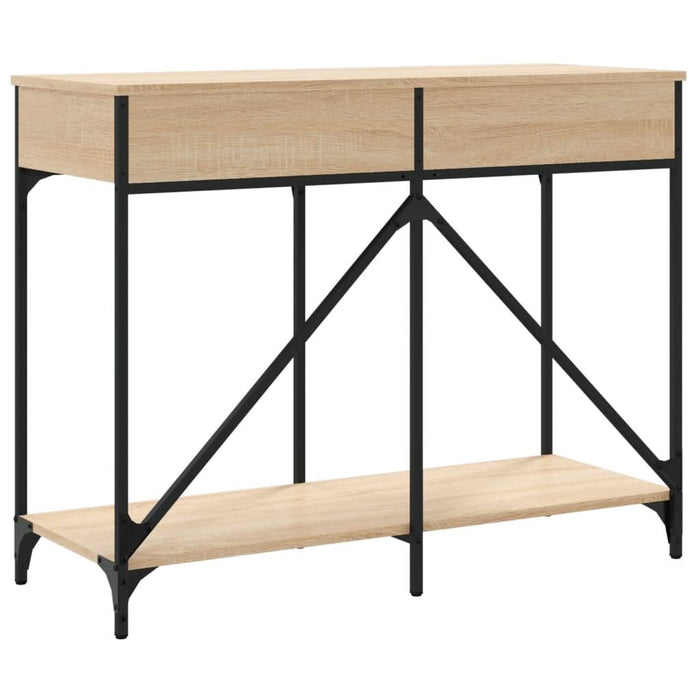 Măsuță consolă, stejar sonoma, 100x39x78,5 cm, lemn prelucrat - WALTI WALTI