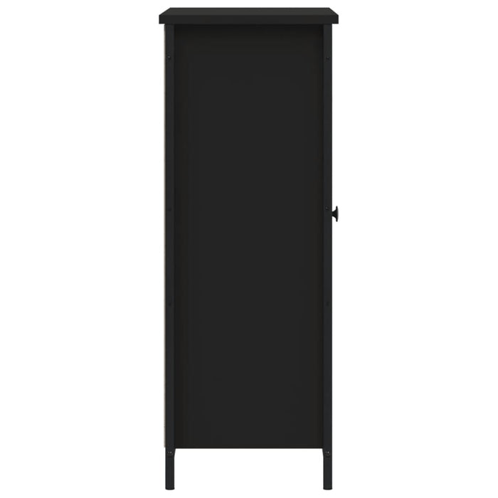 Servantă, negru, 70x30x80 cm, lemn prelucrat WALTI