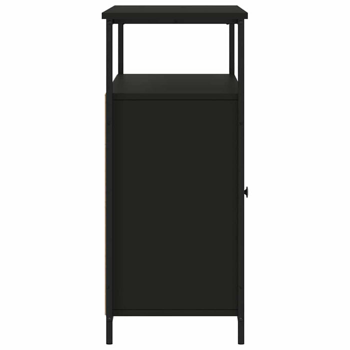 Servantă, negru, 100x35x80 cm, lemn prelucrat WALTI
