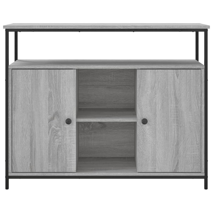 Servantă, gri sonoma, 100x35x80 cm, lemn compozit - WALTI WALTI