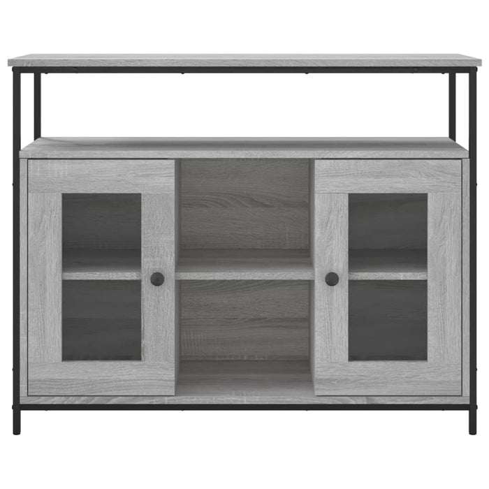 Servantă, gri sonoma, 100x35x80 cm, lemn compozit - WALTI WALTI