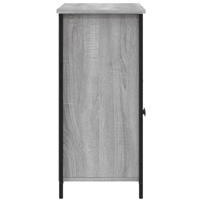 Servantă, gri sonoma, 100x35x75 cm, lemn compozit WALTI