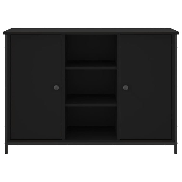 Servantă, negru, 100x35x70 cm, lemn prelucrat WALTI