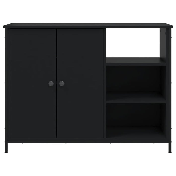 Servantă, negru, 100x33x75 cm, lemn prelucrat WALTI