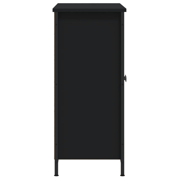 Servantă, negru, 100x33x75 cm, lemn prelucrat WALTI