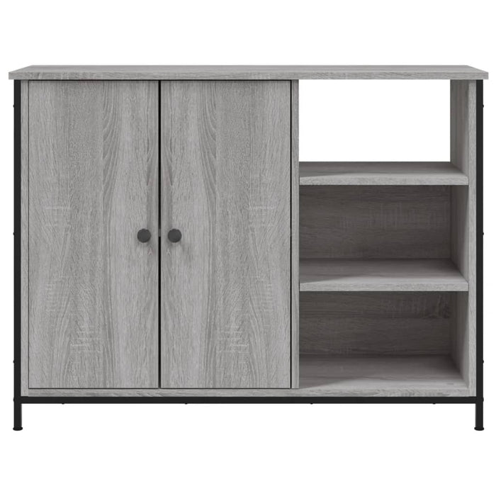 Servantă, gri sonoma, 100x33x75 cm, lemn compozit - WALTI WALTI