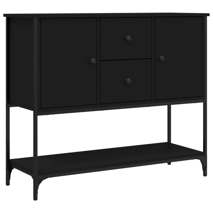 Servantă, negru, 100x36x85 cm, lemn prelucrat WALTI
