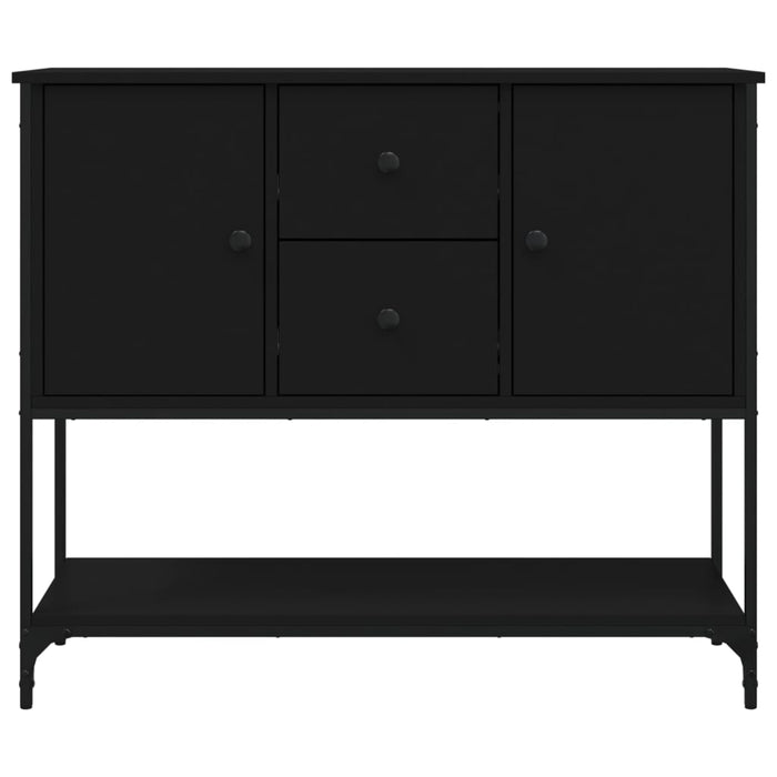 Servantă, negru, 100x36x85 cm, lemn prelucrat WALTI