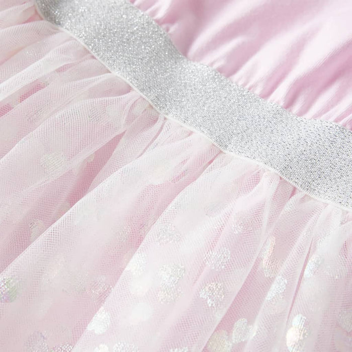 Rochie copii volane, roz deschis, 116 WALTI