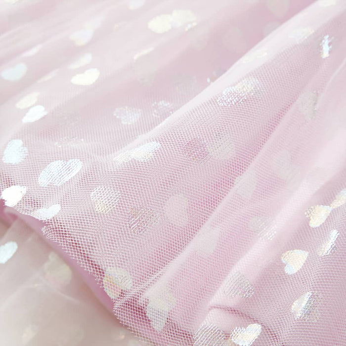 Rochie copii volane, roz deschis, 128 - WALTI WALTI