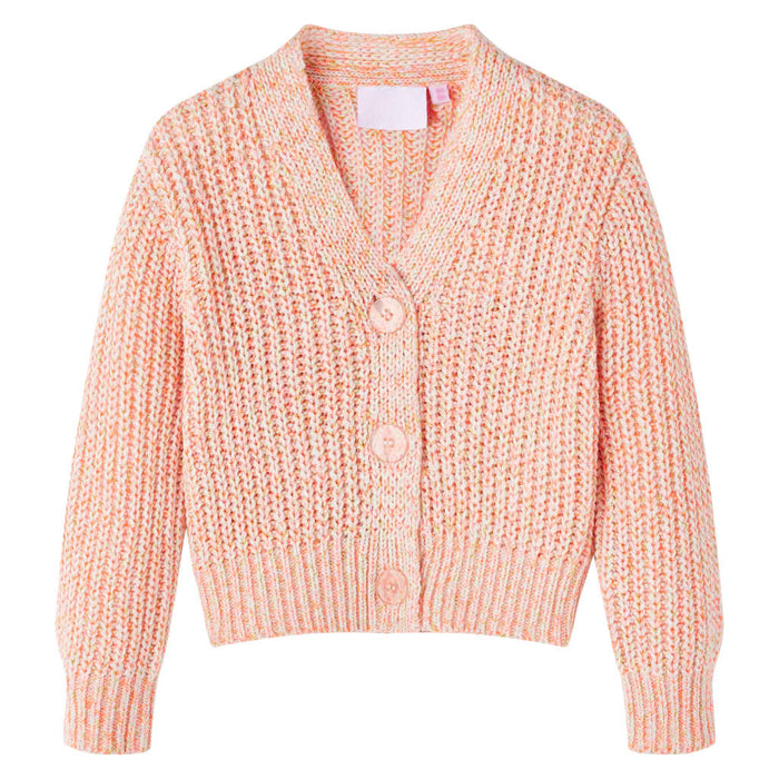 Cardigan copii tricotat mixt roz 116 - WALTI WALTI