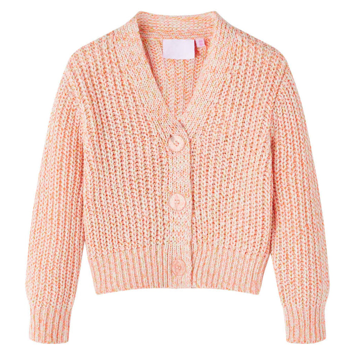 Cardigan copii tricotat mixt roz 140 - WALTI WALTI