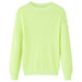 Pulover tricotat pentru copii, galben neon, 128 - WALTI WALTI