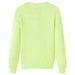 Pulover tricotat pentru copii, galben neon, 128 - WALTI WALTI