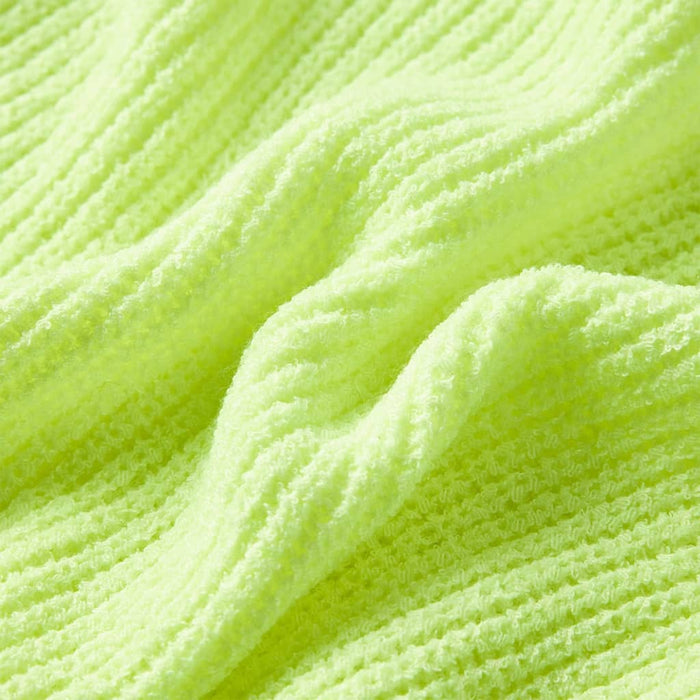 Pulover tricotat pentru copii, galben neon, 128 - WALTI WALTI