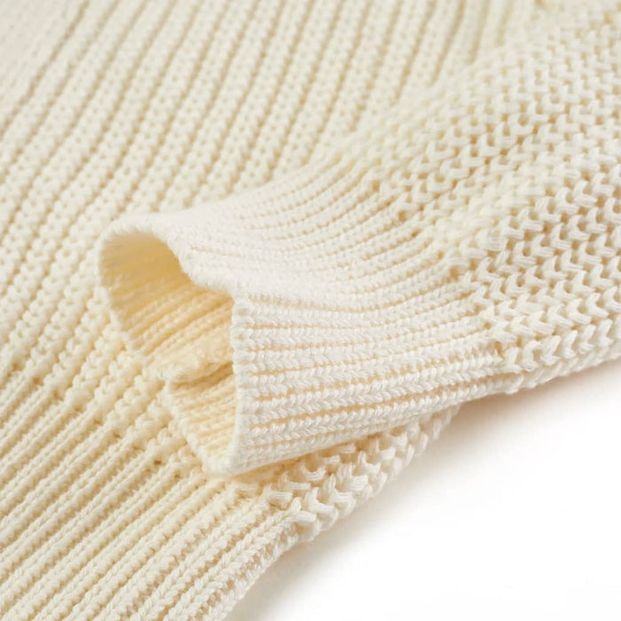 Cardigan pentru copii tricotat, alb zăpadă, 104 - WALTI WALTI